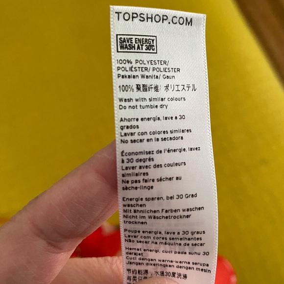 Topshop mini dress, open keyhole detail on back - Picture 5 of 6